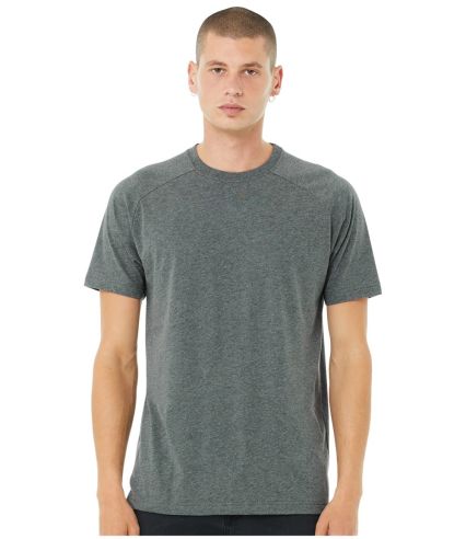 Bella + Canvas 3201 FWD Fashion Men's Heather CVC  in Deep heather