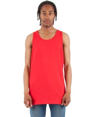 Shaka Wear SHTANK Adult 6 oz., Active Tank Top in Red