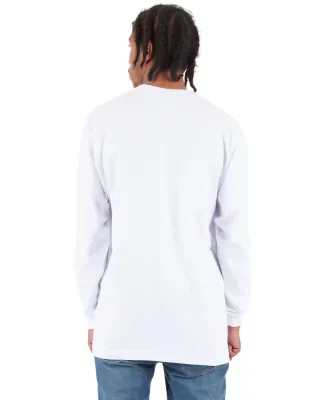 Shaka Wear SHALS Adult 6 oz Active Long-Sleeve T-S in White