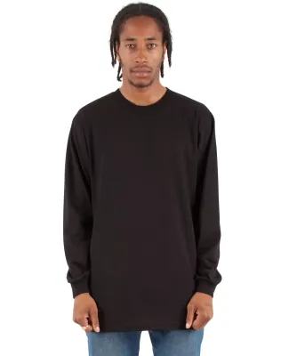 Shaka Wear SHALS Adult 6 oz Active Long-Sleeve T-S in Black