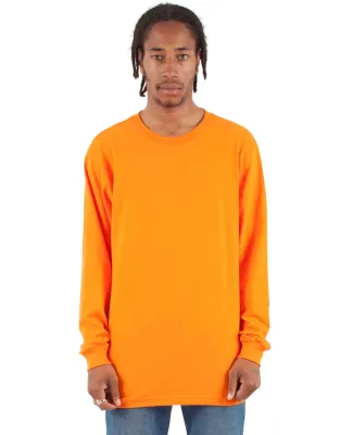 Shaka Wear SHALS Adult 6 oz Active Long-Sleeve T-S in Orange