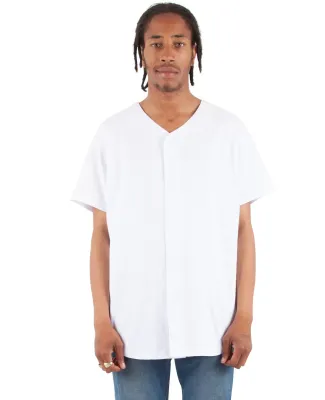 Shaka Wear SHBBJ Adult 7.5 oz., 100% US Cotton Bas in White