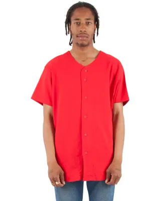 Shaka Wear SHBBJ Adult 7.5 oz., 100% US Cotton Bas in Red