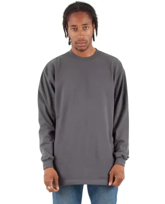 Shaka Wear SHMHLS Adult 7.5 oz., Max Heavyweight L in Dark grey