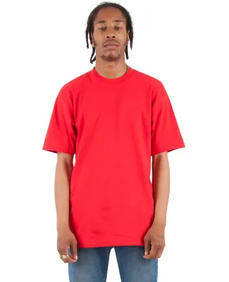 Shaka Wear SHMHSS Adult 7.5 oz Max Heavyweight T-S in Red