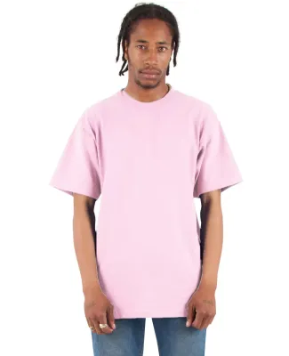 Shaka Wear SHMHSS Adult 7.5 oz Max Heavyweight T-S in Powder pink