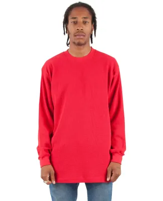 Shaka Wear SHTHRM Adult 8.9 oz., Thermal T-Shirt in Red