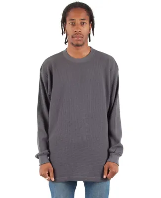 Shaka Wear SHTHRM Adult 8.9 oz., Thermal T-Shirt in Dark grey