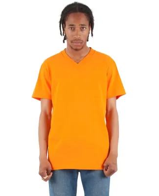 Shaka Wear SHVEE Adult 6.2 oz., V-Neck T-Shirt in Orange