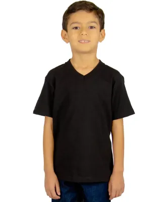 Shaka Wear SHVEEY Youth 5.9 oz., V-Neck T-Shirt in Black