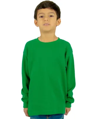 Shaka Wear SHTHRMY Youth 8.9 oz., Thermal T-Shirt in Kelly green
