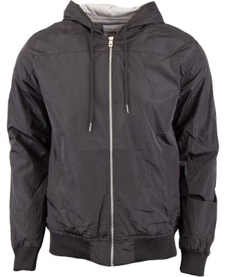 Shaka Wear SHWBJ Adult Windbreaker Jacket in Black