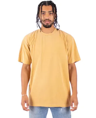 Shaka Wear SHGD Garment-Dyed Crewneck T-Shirt in Mustard