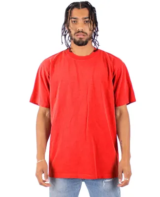 Shaka Wear SHGD Garment-Dyed Crewneck T-Shirt in Cherry tomato