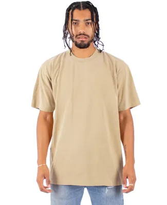 Shaka Wear SHGD Garment-Dyed Crewneck T-Shirt in Oatmeal