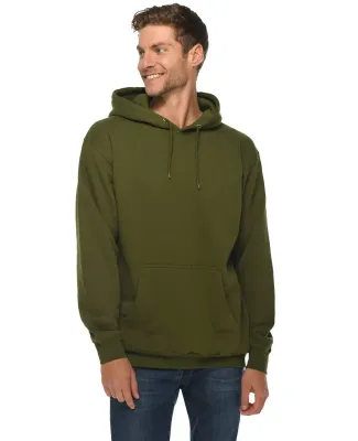 Lane Seven Apparel LS14001 Unisex Premium Pullover in Army green