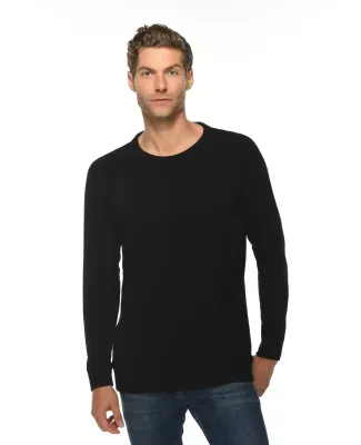 Lane Seven Apparel LS13004 Unisex French Terry Cre BLACK
