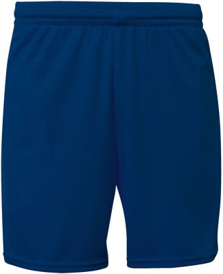A4 Apparel N5384 Adult 7 Mesh Short With Pockets in Navy