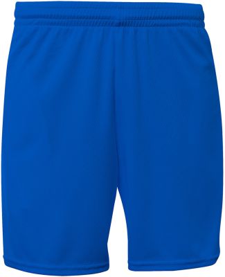 A4 Apparel N5384 Adult 7 Mesh Short With Pockets in Royal