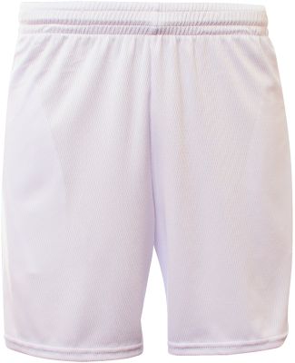 A4 Apparel N5384 Adult 7 Mesh Short With Pockets in White