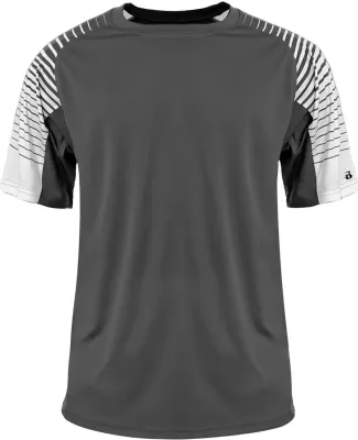 Badger Sportswear 2210 Youth Lineup T-Shirt in Graphite