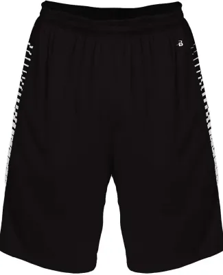 Badger Sportswear 2212 Youth Lineup Shorts Black