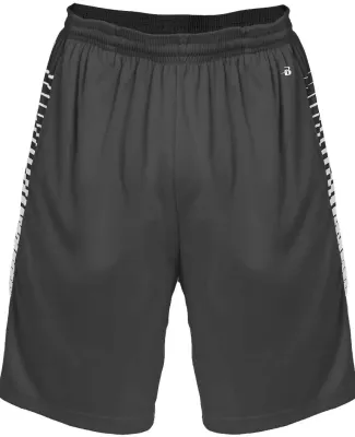 Badger Sportswear 2212 Youth Lineup Shorts Graphite