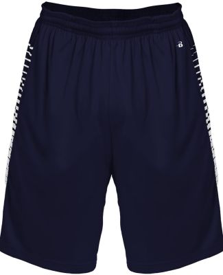 Badger Sportswear 4212 Lineup Shorts in Navy