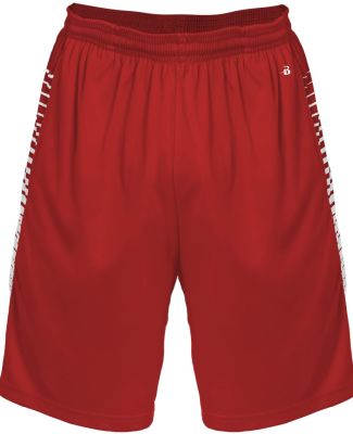 Badger Sportswear 4212 Lineup Shorts in Red