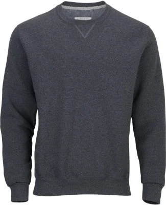 Boxercraft BM5101 Fleece Crew Pullover in Charcoal heather