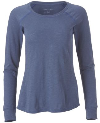 Boxercraft BW3166 Women's Solid Preppy Patch Long  in Indigo