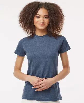 Tultex 0216 / Misses Fine Jersey Tee with a Tear-A Heather Denim