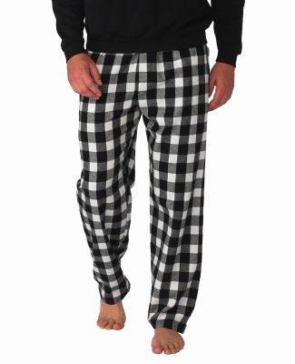 Boxercraft BM6624 Harley Flannel Pants in Black/ white buffalo plaid