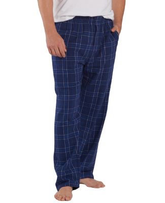 Boxercraft BM6624 Harley Flannel Pants in Navy field day plaid
