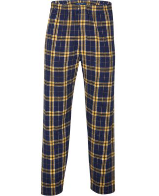 Boxercraft BM6624 Harley Flannel Pants in Navy/ gold