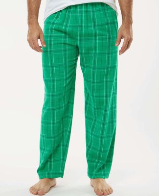 Boxercraft BM6624 Harley Flannel Pants in Kelly field day plaid