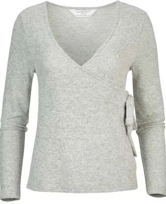 Boxercraft BW1301 Women's Cuddle Wrap Top in Sage heather