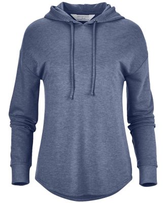 Boxercraft BW5301 Women's Dream Fleece Hooded Pull in Navy heather