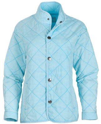 Boxercraft BW8102 Women's Quilted Market Jacket in Pacific blue