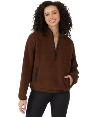 Boxercraft BW8501 Women's Everest Half Zip Pullove in Espresso