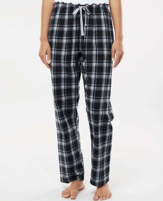 Boxercraft BW6620 Women's Haley Flannel Pants in Heritage black plaid