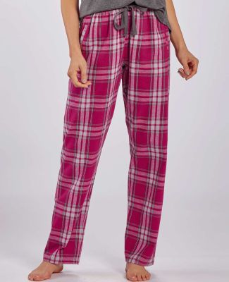 Boxercraft BW6620 Women's Haley Flannel Pants in Orchid metro plaid