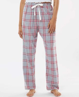 Boxercraft BW6620 Women's Haley Flannel Pants in Oxford red tomboy plaid