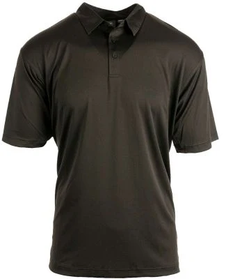 Burnside Clothing 0101 Golf Polo in Black