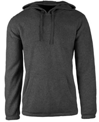 Burnside Clothing 3500 Polar Fleece Hooded Pullove in Charcoal