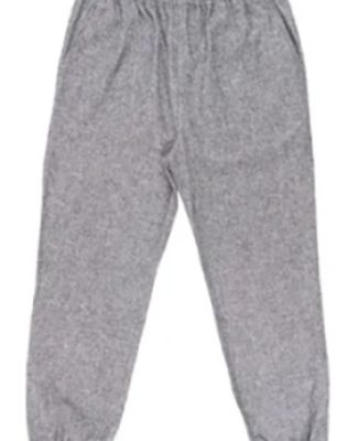 Burnside Clothing 8810 Flannel Jogger in Heather grey