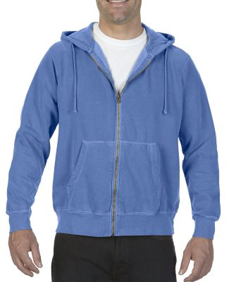 Comfort Colors T-Shirts  1568 Garment-Dyed Hooded  in Flo blue