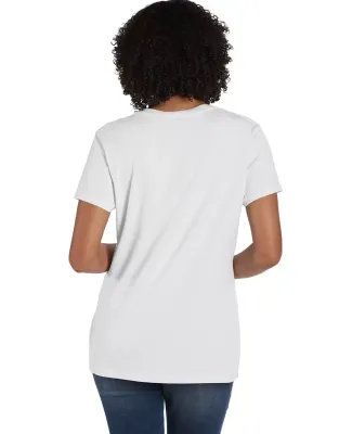 Comfort Wash GDH125 Garment-Dyed Women's V-Neck T- in White