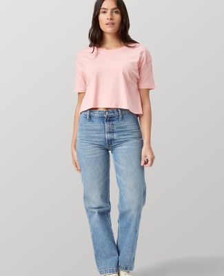 Cotton Heritage W1085 Women's Crop Top in Pale rosette