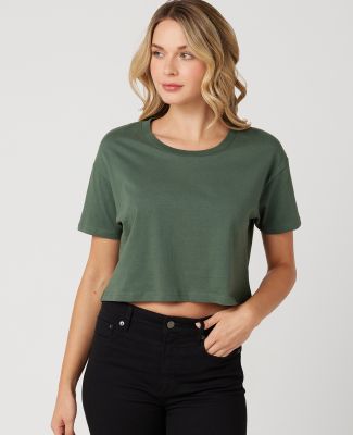 Cotton Heritage W1085 Women's Crop Top in Pine